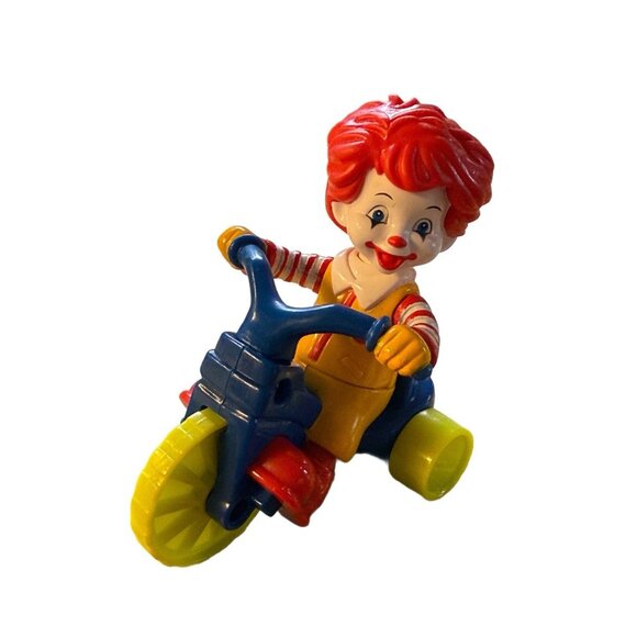 McDonald's Baby Ronald McDonald on Bicycle Happy Meal Toy  2011 - Picture 1 of 4